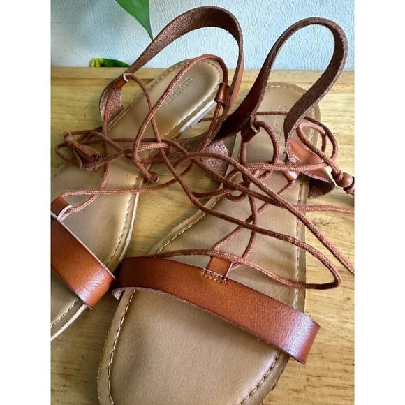 Old Navy Women’s size 10 brown Sandals - Picture 4 of 6